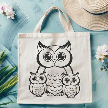 Beautiful Owl - Sublimation PDF