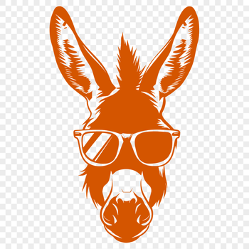 Stunning Donkey Clip Art