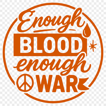 Anti war quotes and phrases in a clean vector font, suitable for various design projects.