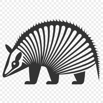 Cute Armadillo SVG, PNG, PDF And DXF Files