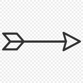SVG arrow for commercial use, cutting machine vector art