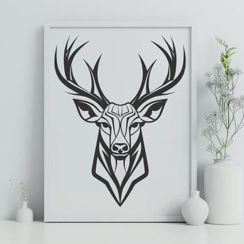 Stunning Deer - Cricut DXF