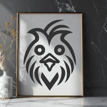 Stunning Chicken Vector Art