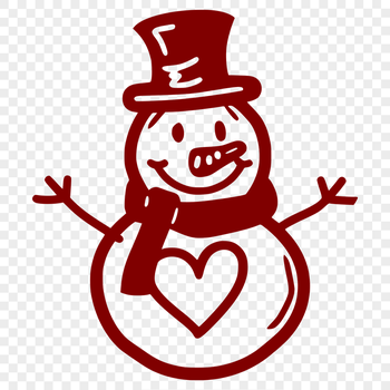 Creative Snowman In PNG & SVG