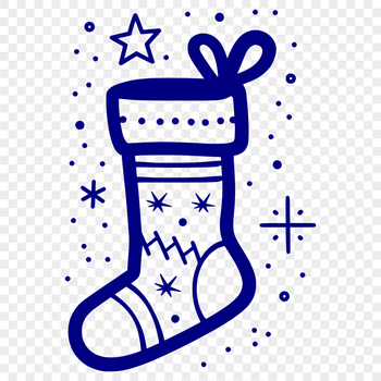 Artistic Stocking In DXF Format