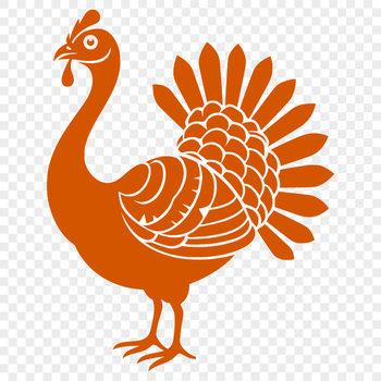 A high-quality vector graphic of a farm animal, often associated with Christmas celebrations.
