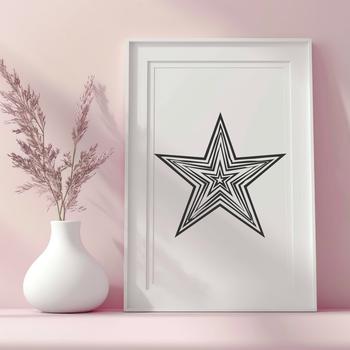 A star icon created as a vector graphic in SVG format.