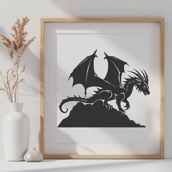 Beautiful Dragon - Vinyl PNG