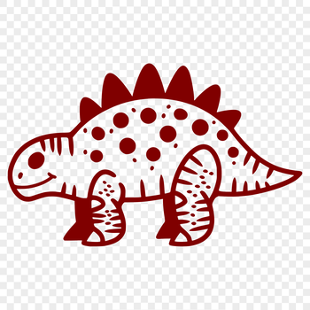 A high-resolution illustration of a prehistoric dinosaur in full body pose.
