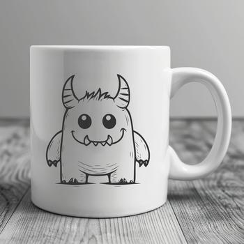 Cute Monster In SVG Format - Free Download