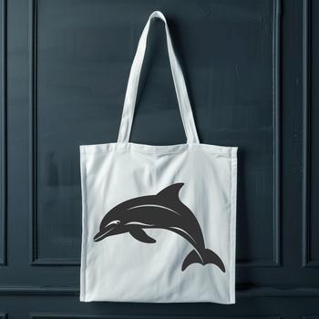 Unique Dolphin Vector Drawing