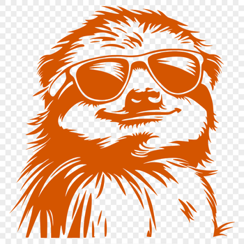 Creative Sloth Wearing Sunglasses PDF