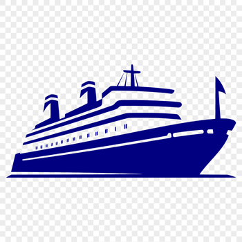 Stunning Cruise Ship SVG, PNG, PDF And DXF Files