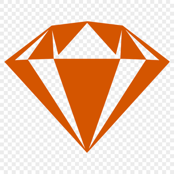 A geometric shape with 12 symmetrical edges, forming a perfect triangle at each corner.