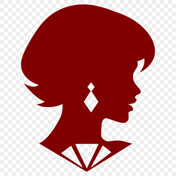 A set of diamond shapes for vector design and cutting, ideal for Cricut or laser cutter projects.