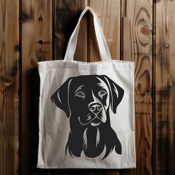 A high-quality SVG vector illustration of a Labrador Retriever's head.