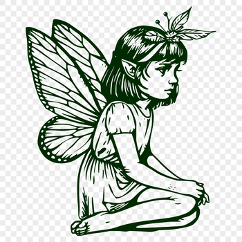 A detailed illustration of a mythical creature from a fairy tale, depicted as a full-body figure.