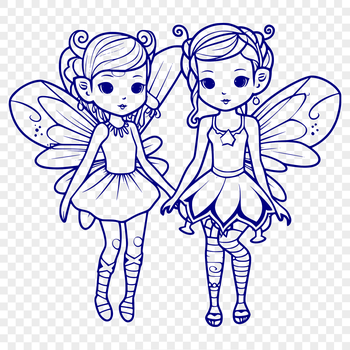 A mythical creature depicted in full body from the classic fairy tale genre.