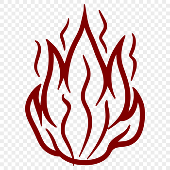 Free Beautiful Fire Vector Art