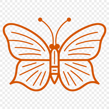 Free Unique Butterfly Vector Craft File