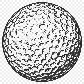 Free Unique Golf Ball Digital Art