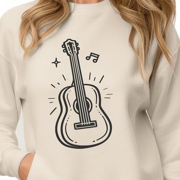 Creative Guitar Digital Drawing