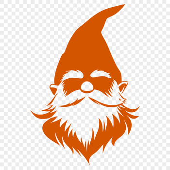 An illustrated mythical creature with the body of a dwarf, resembling a knome or gonk.