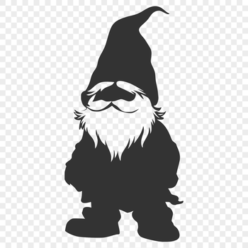A mythical creature with the body of a dwarf, standing upright on two legs, depicted as a vector illustration.
