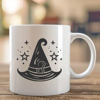 Artistic Witch Hat SVG