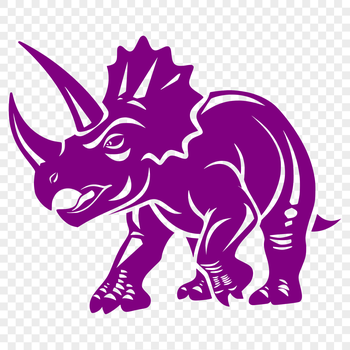 A detailed illustration of a full-body prehistoric dino in various poses, suitable for vector art designs.