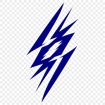 Lightning Drawing In SVG, PNG, PDF And DXF File Formats