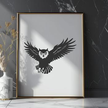 Free Unique Owl Printable Artwork