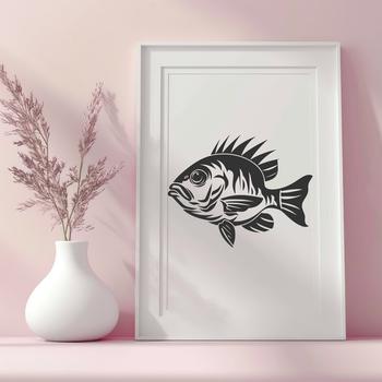 Artistic Fish - Procreate SVG