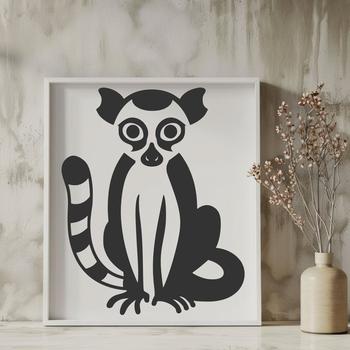 Stunning Lemur - Glowforge DXF