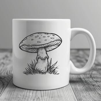 Stunning Mushroom - Laser Cutter SVG