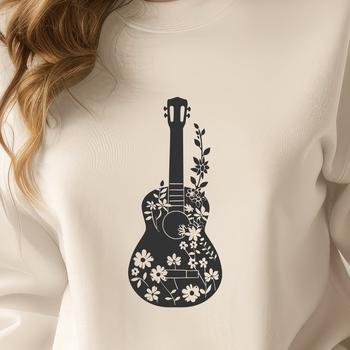 Stunning Guitar Clipart