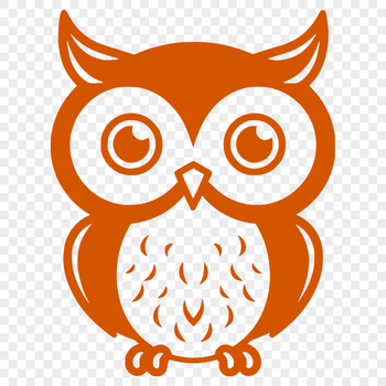 Free Creative Owl Stencil