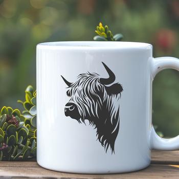 Creative Cow Design In DXF For Free Download