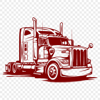 Creative Truck Vector Image