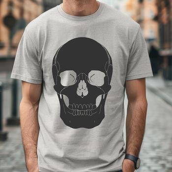 Artistic Skull In SVG