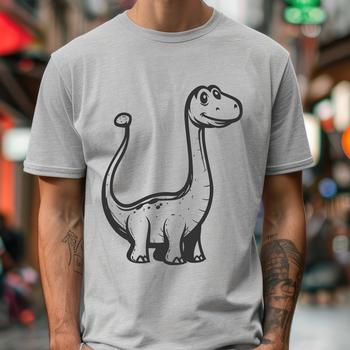 Creative Brachiosaurus In DXF