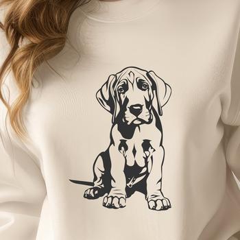 Cute Great Dane In SVG & PNG