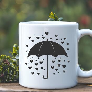 Stunning Rain - Cricut DXF Free Download