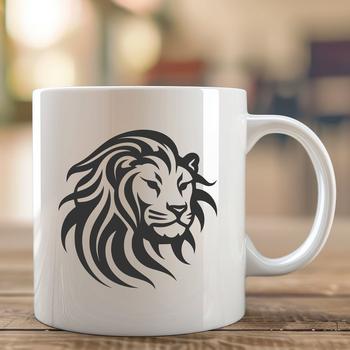 Creative Lion In DXF