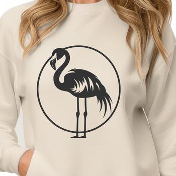 Artistic Flamingo PNG