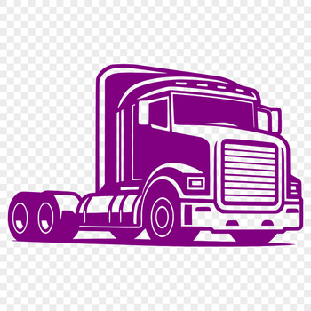 Beautiful Semi Truck PNG