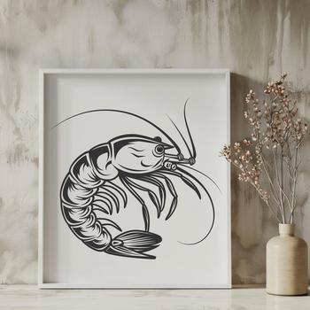 Creative Prawn Clipart