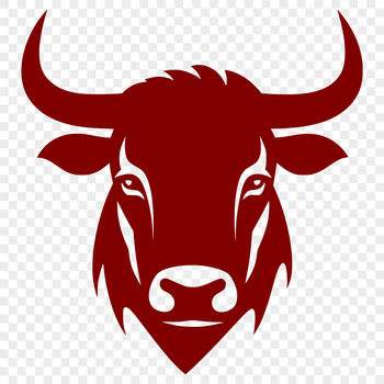 A detailed illustration of a farm animal's head, suitable for vector design.