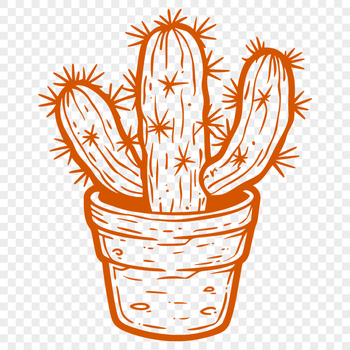 Free Cactus In DXF