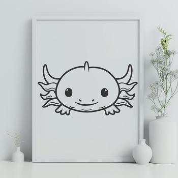 Creative Axolotl - Laser DXF